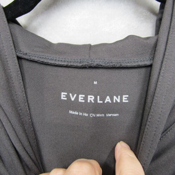 Everlane Men's Gray Long Sleeve Pullover Hoodie Athleisure Size M - Picture 4 of 11
